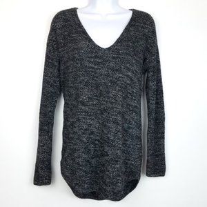 H&M Conscious Black & White V Neck Sweater